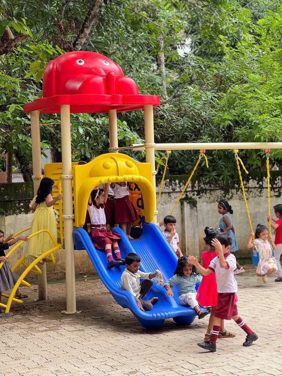 Safe play equipment for schools
